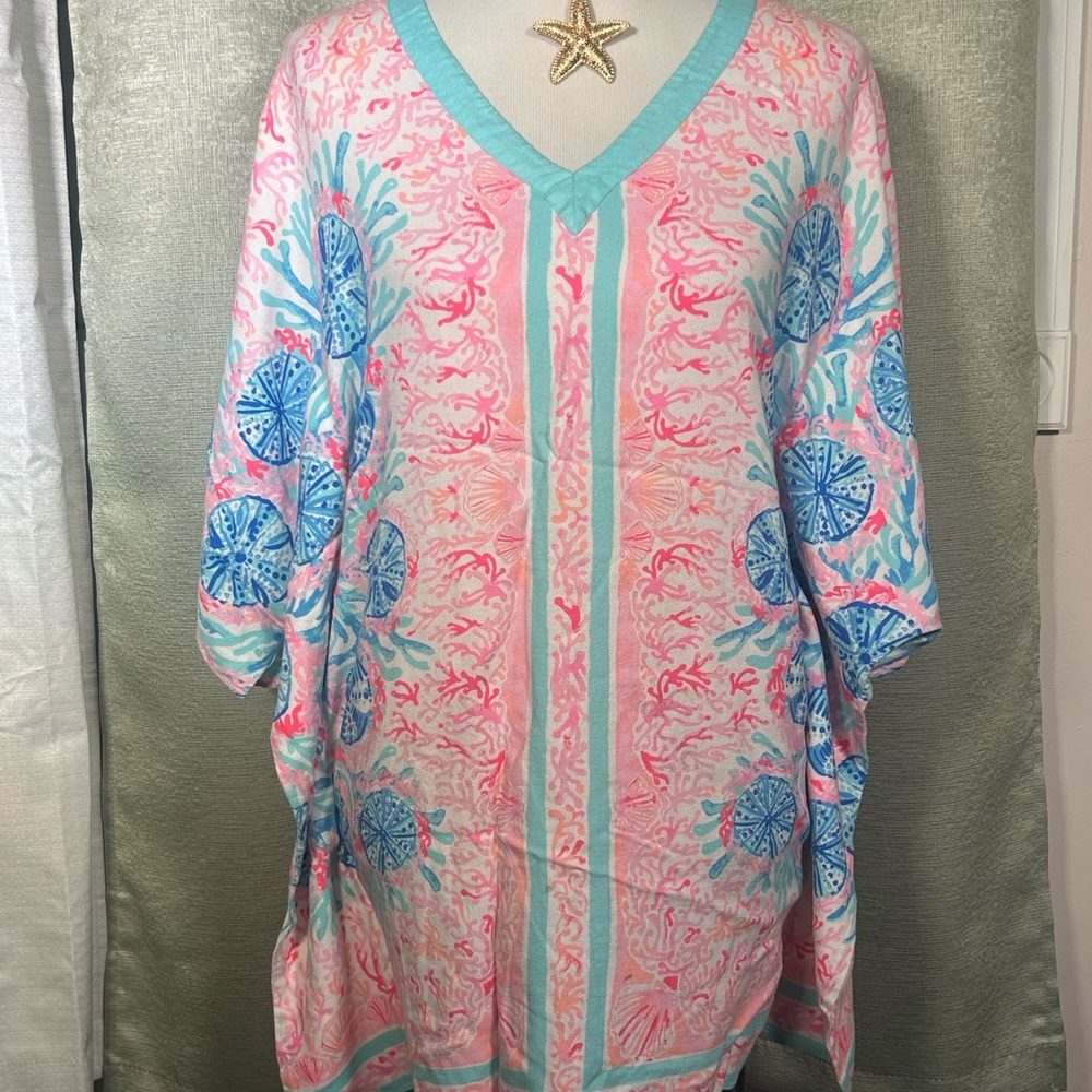 Lily Pulitzer V-Neck Beach Tunic Dress